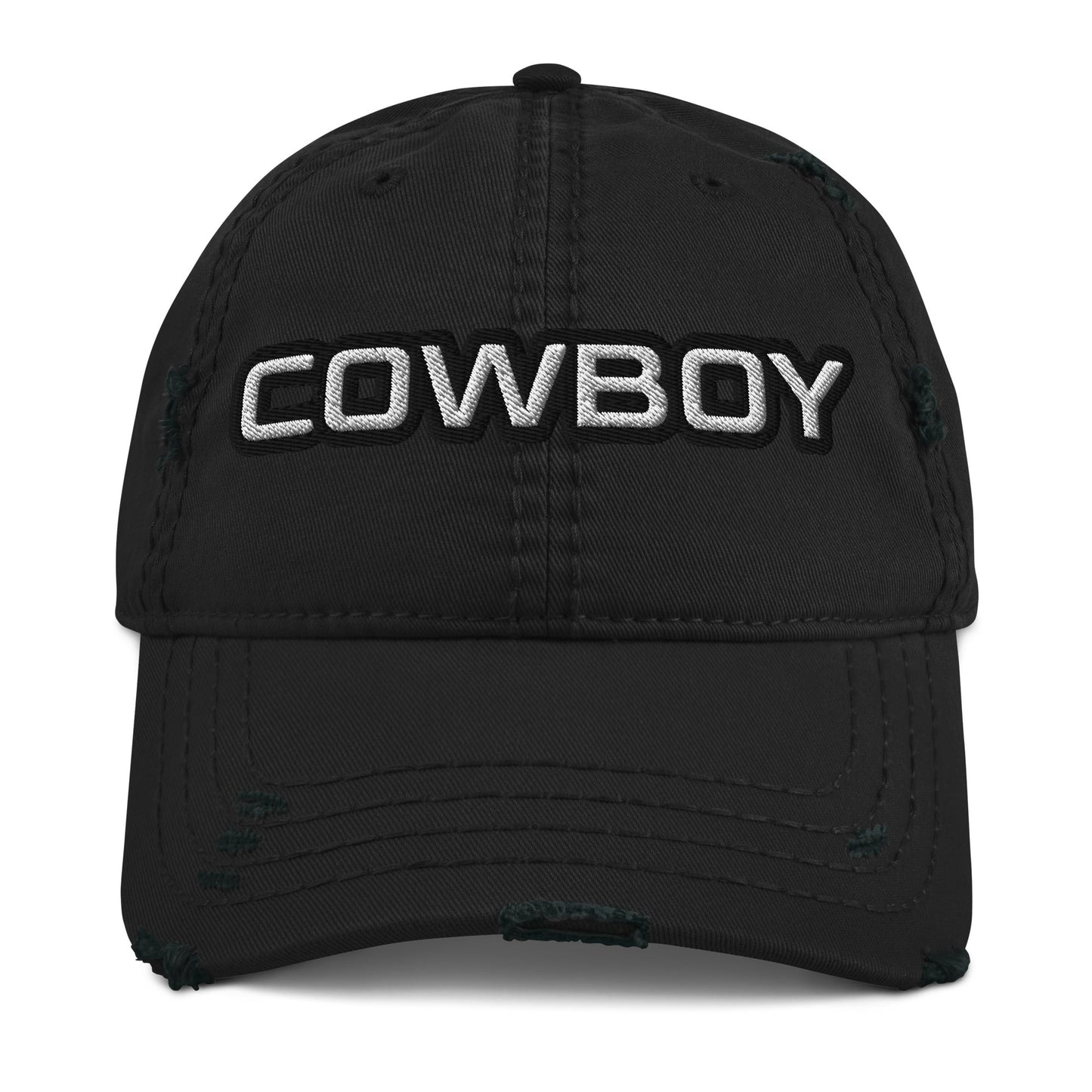 Cowboy Distressed Ball cap