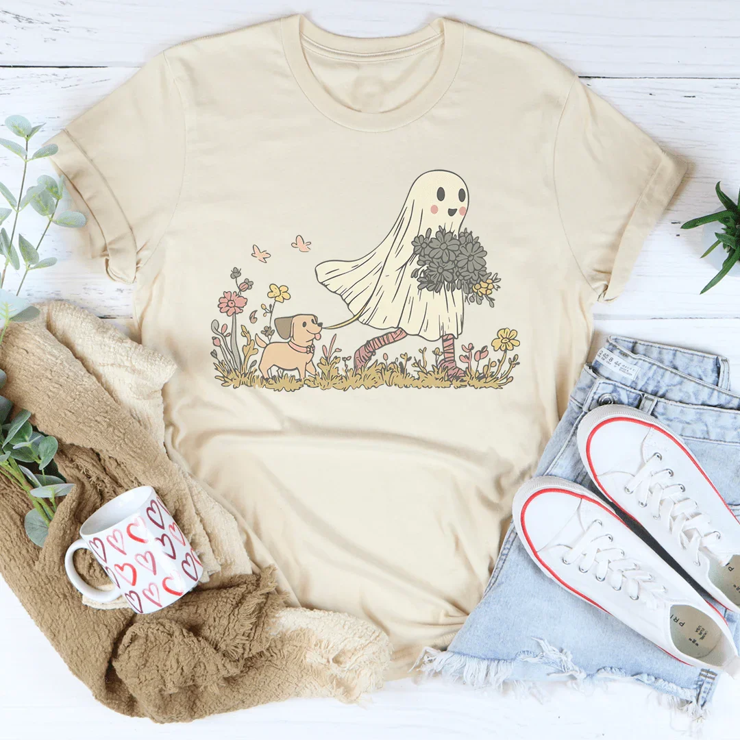 Dog Ghost Mom Tee