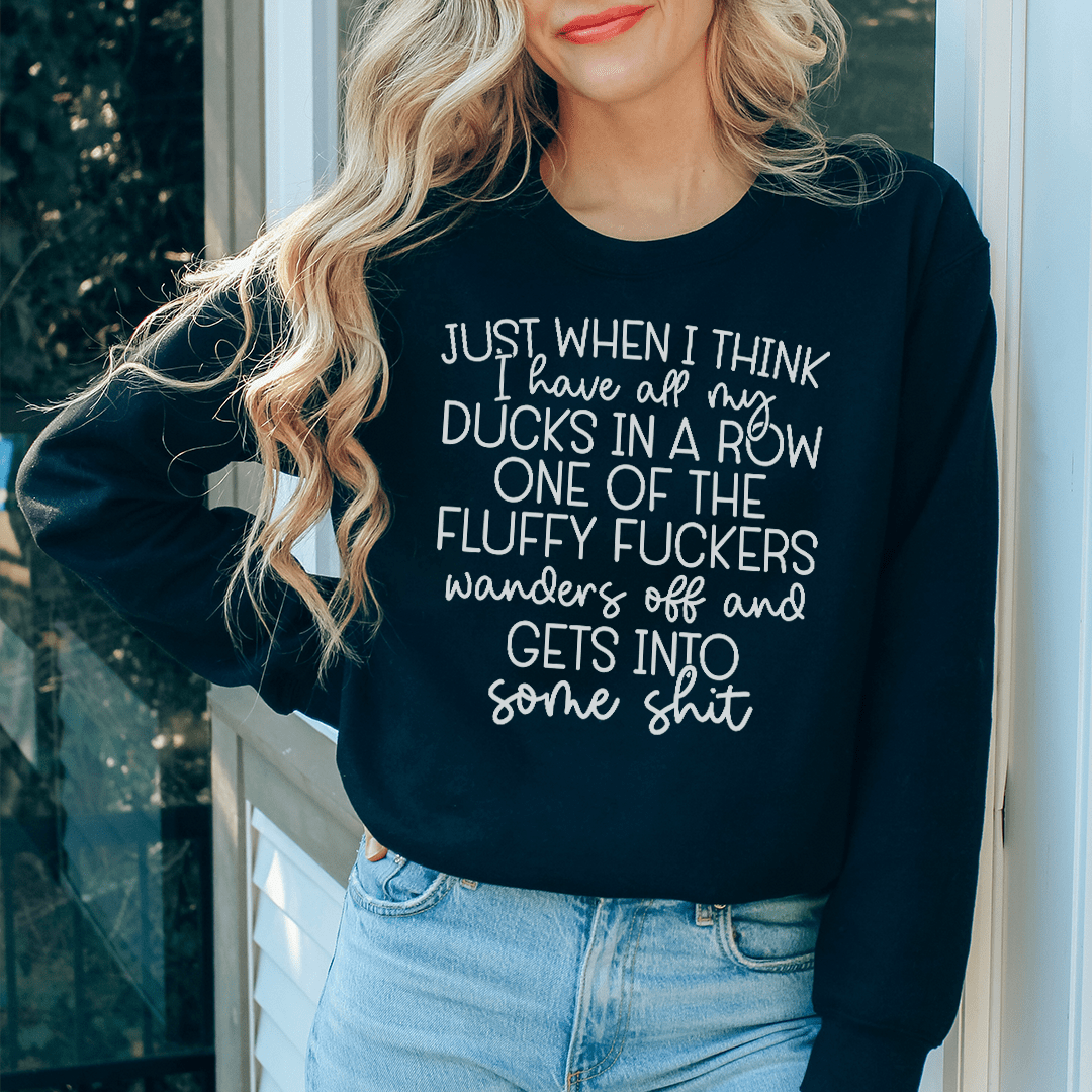 Ducks In A Row Sweatshirt