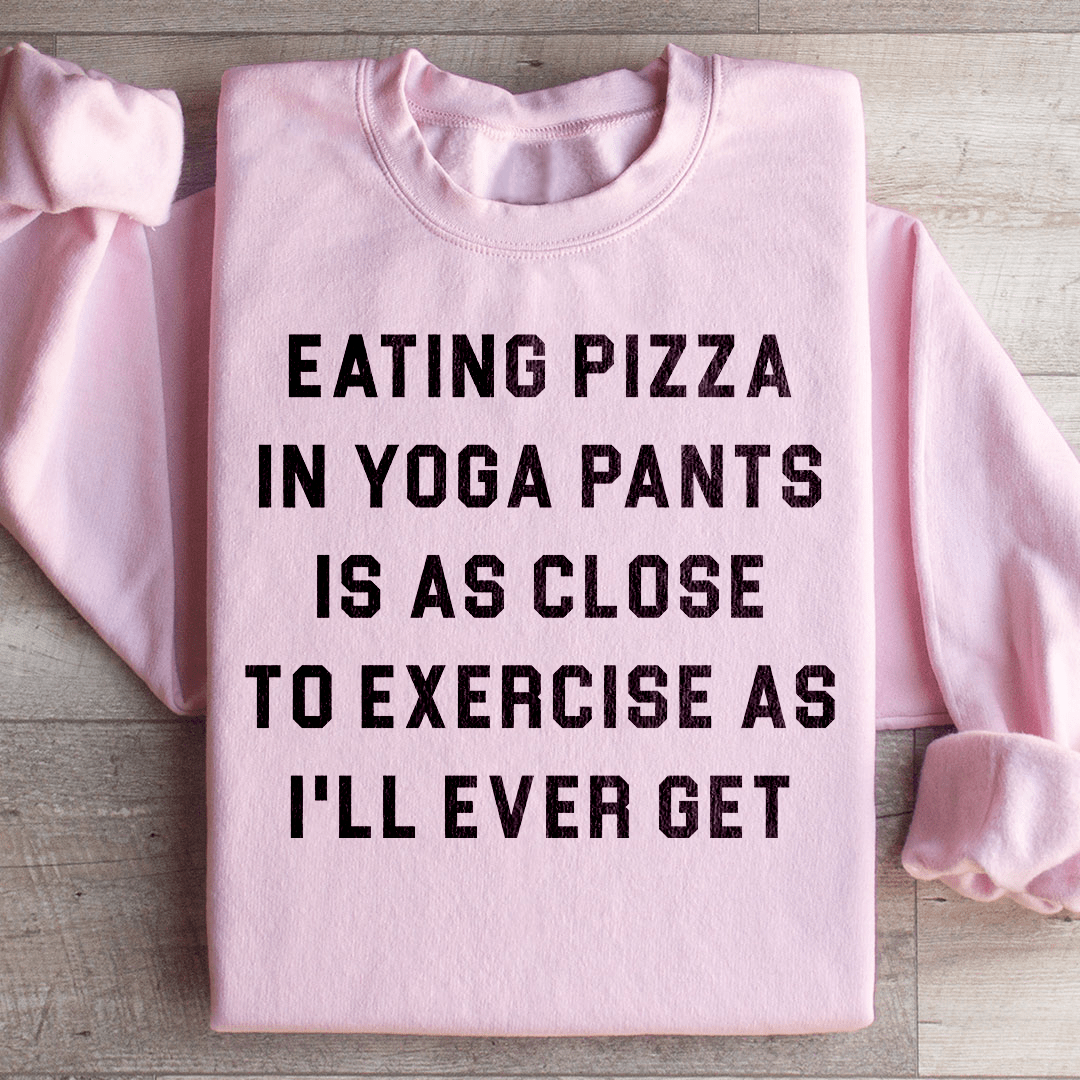 Eating Pizza Sweatshirt