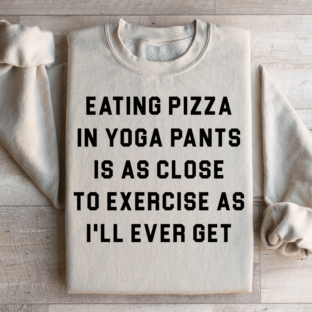 Eating Pizza Sweatshirt