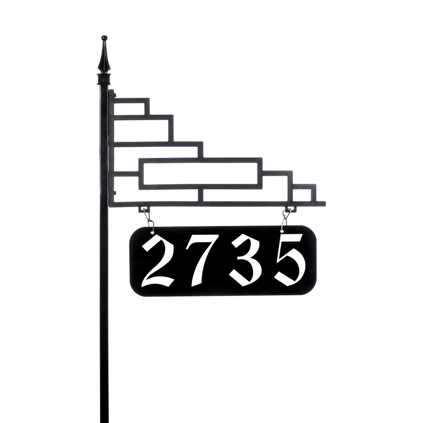 Excalibur Double-Sided Reflective Lawn Address Sign