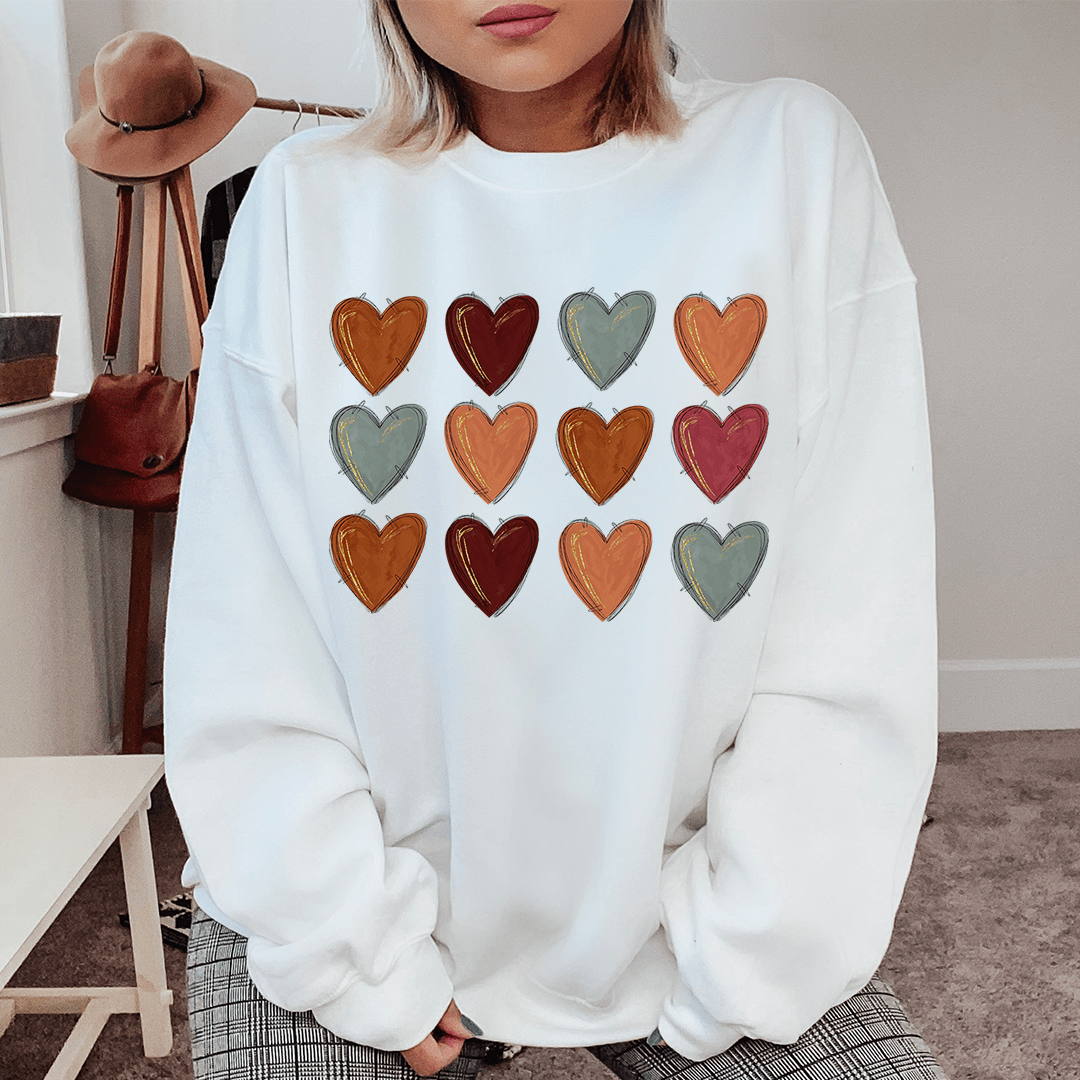 Fall Hearts Sweatshirt