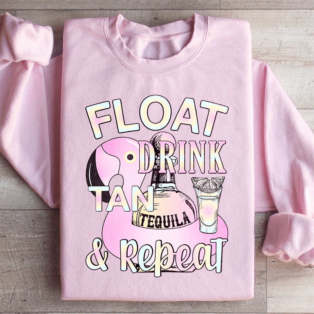 Float Drink Tan Repeat Sweatshirt