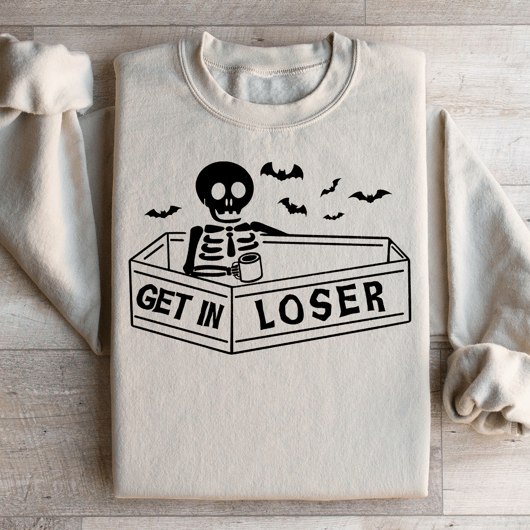 Get In Loser Halloween Sweatshirt