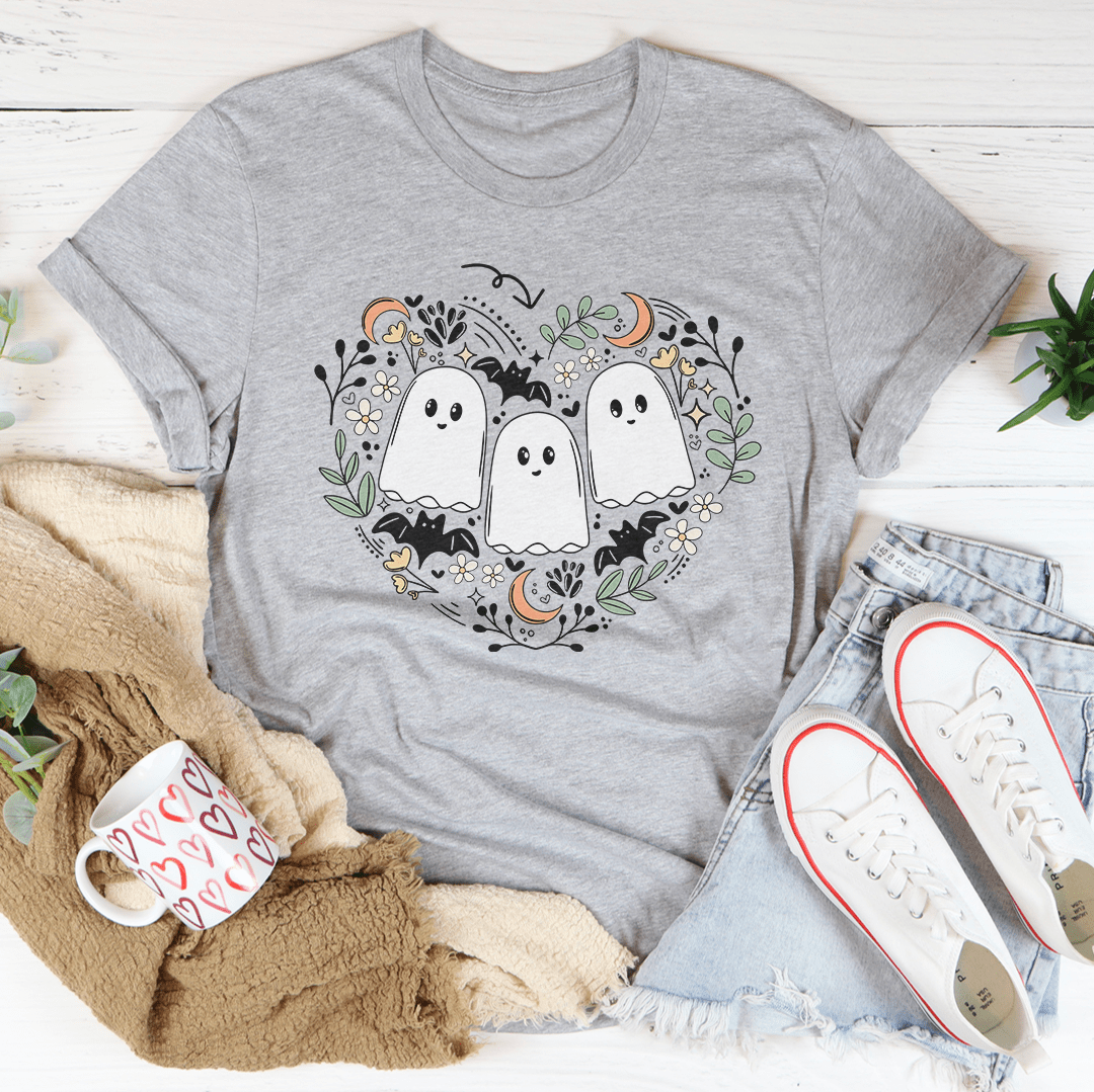Ghost Halloween Bookish Tee