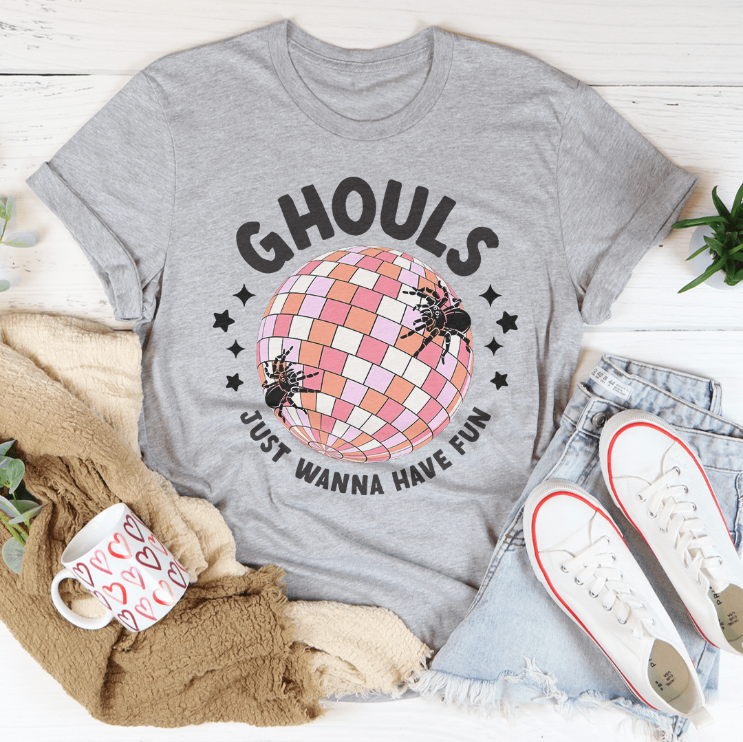 Ghouls Just Wanna Have Fun Retro Tee