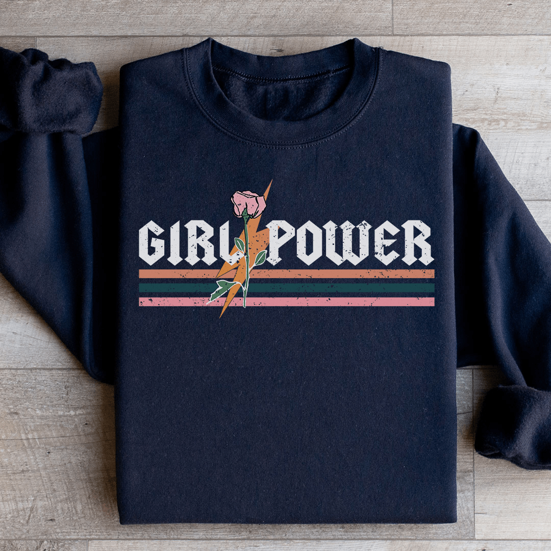 Girl Power Rose Sweatshirt