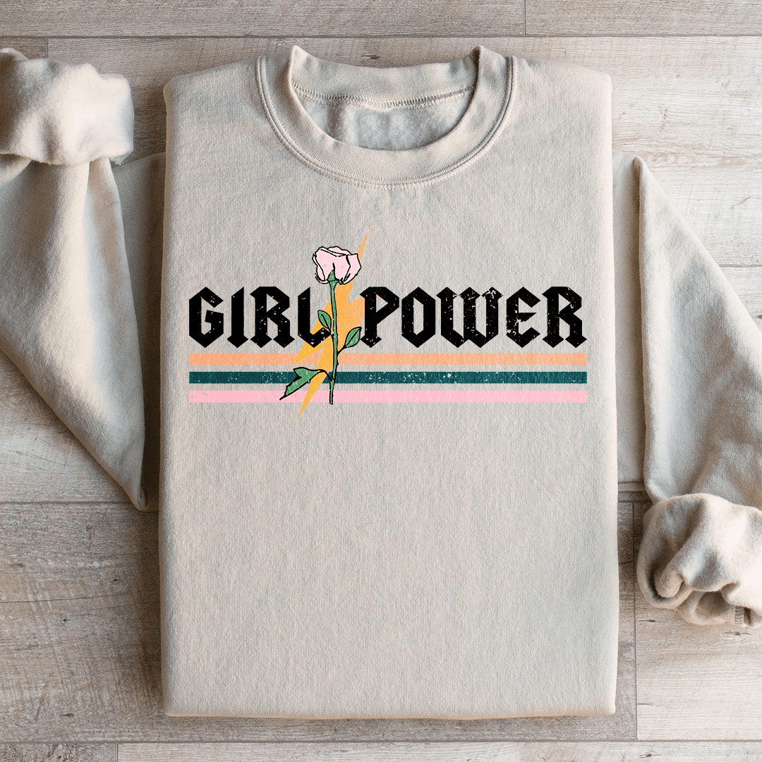 Girl Power Rose Sweatshirt