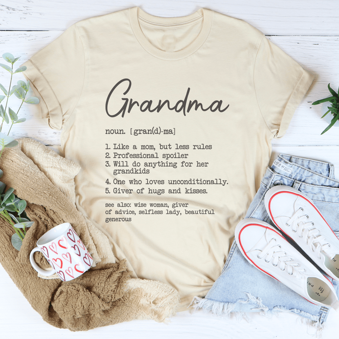 Grandma Like A Mom But Less Rules Tee