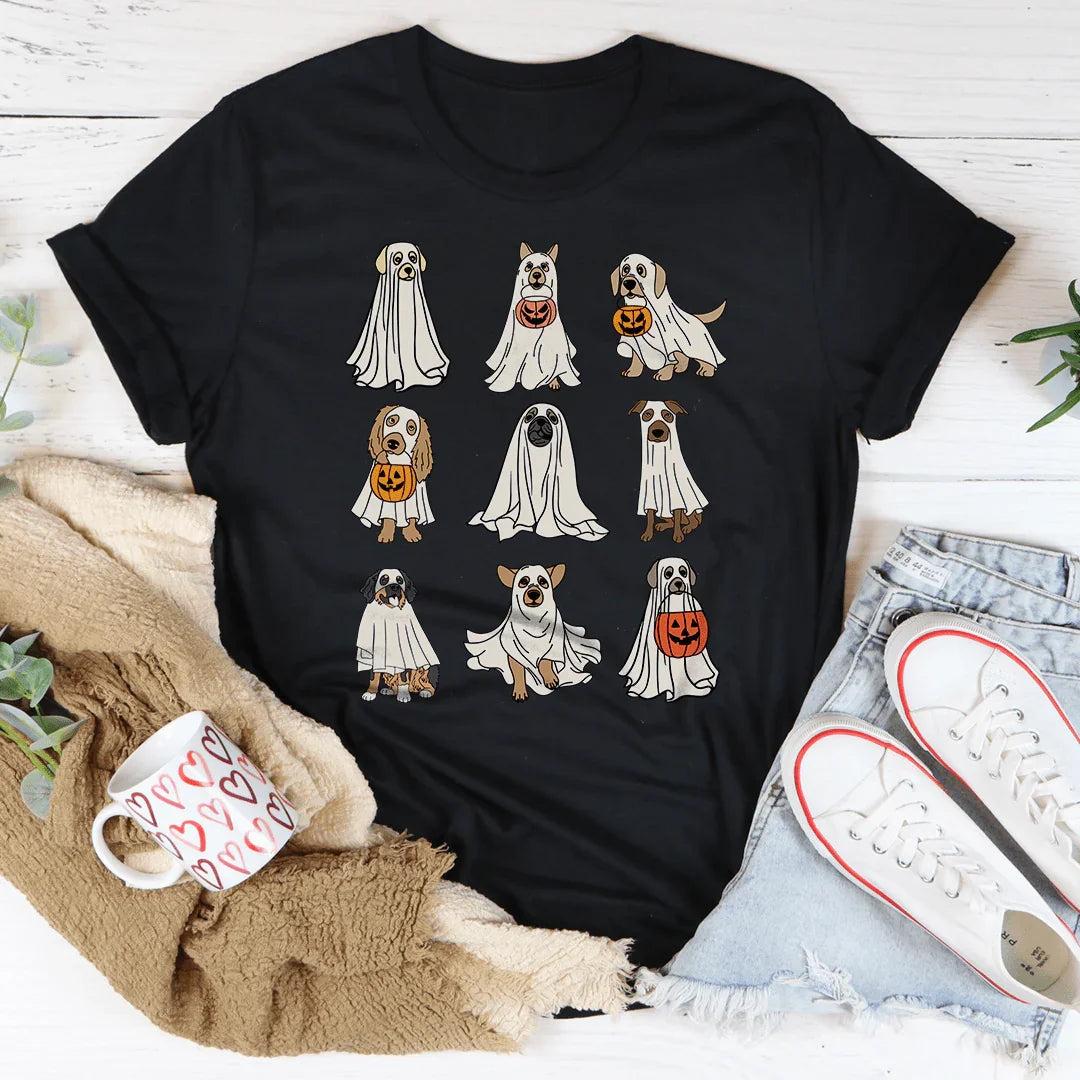 Halloween Ghost Dogs Tee
