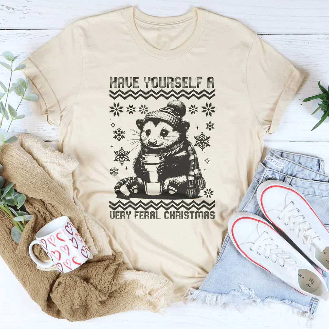 Have Yourself A Very Feral Christmas Tee