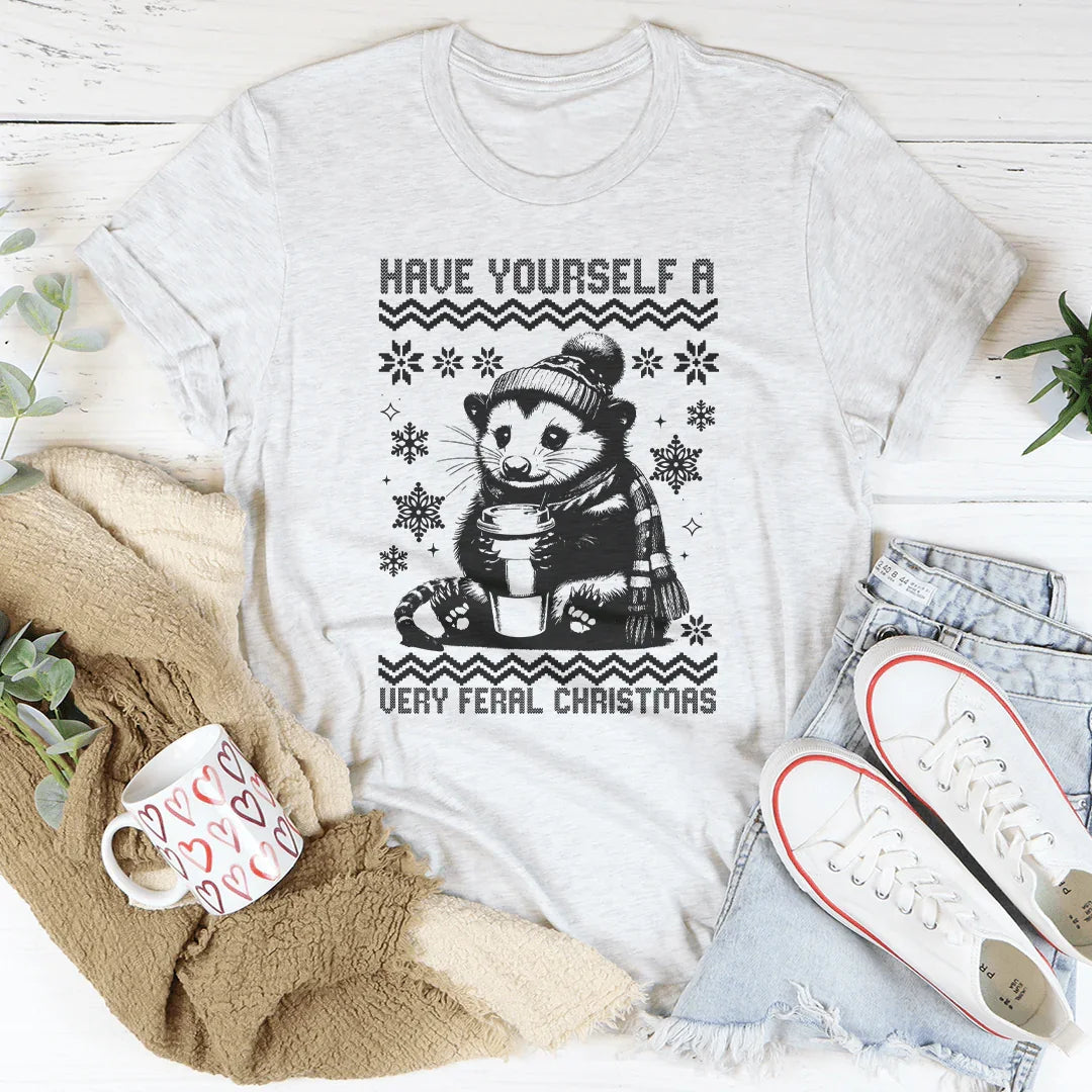 Have Yourself A Very Feral Christmas Tee