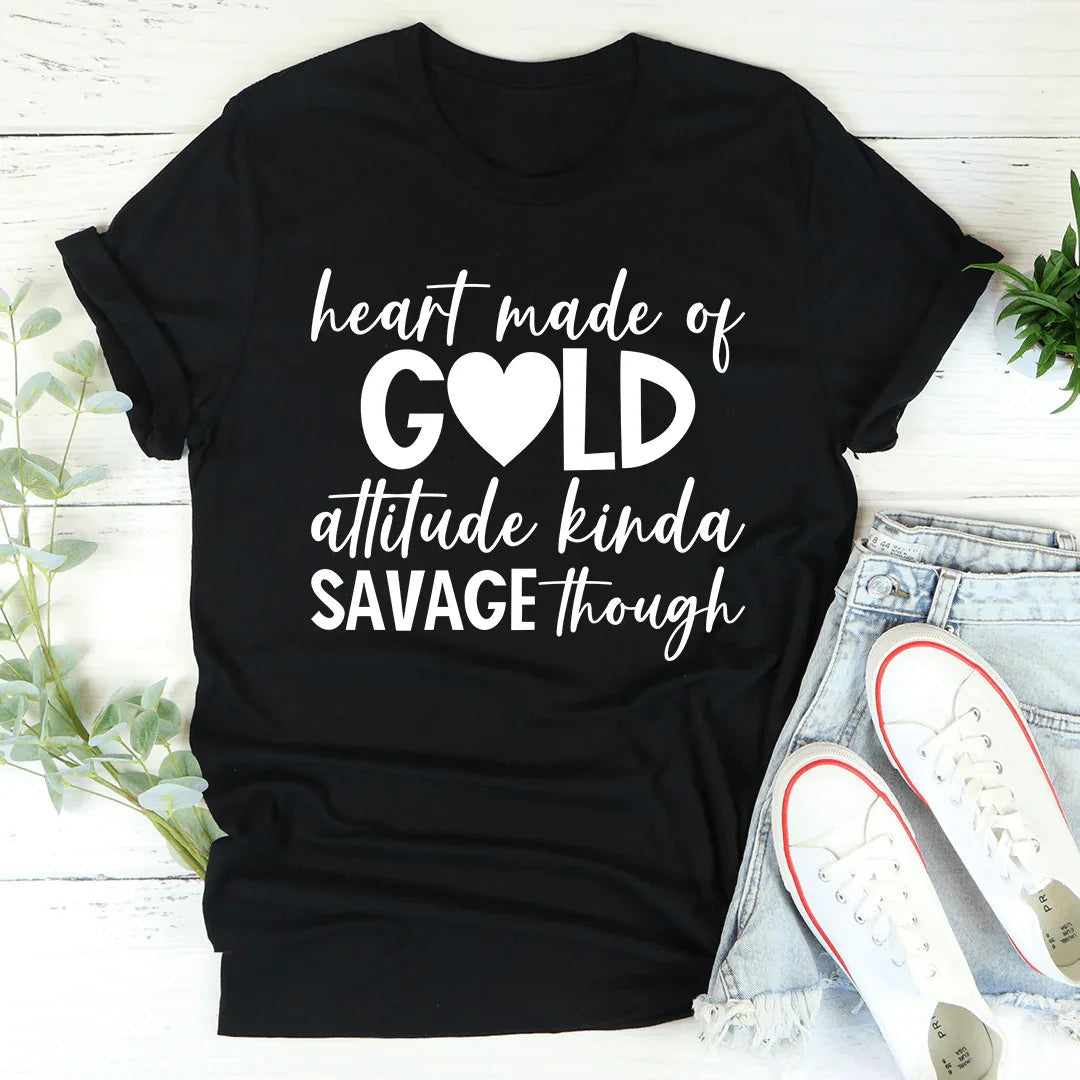 Heart Made Of Gold Tee
