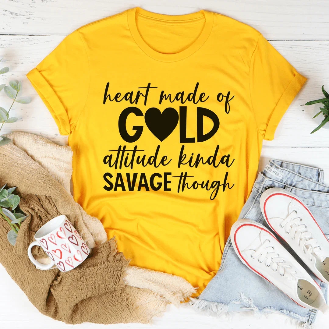 Heart Made Of Gold Tee