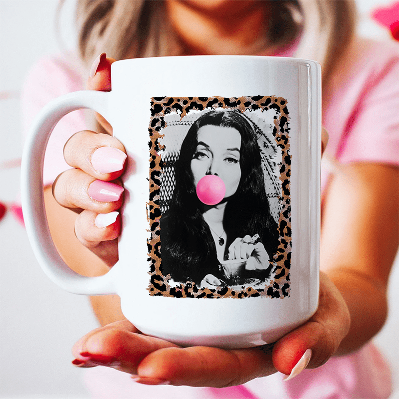 Horror Queen Bubble Gum Ceramic Mug 15 oz