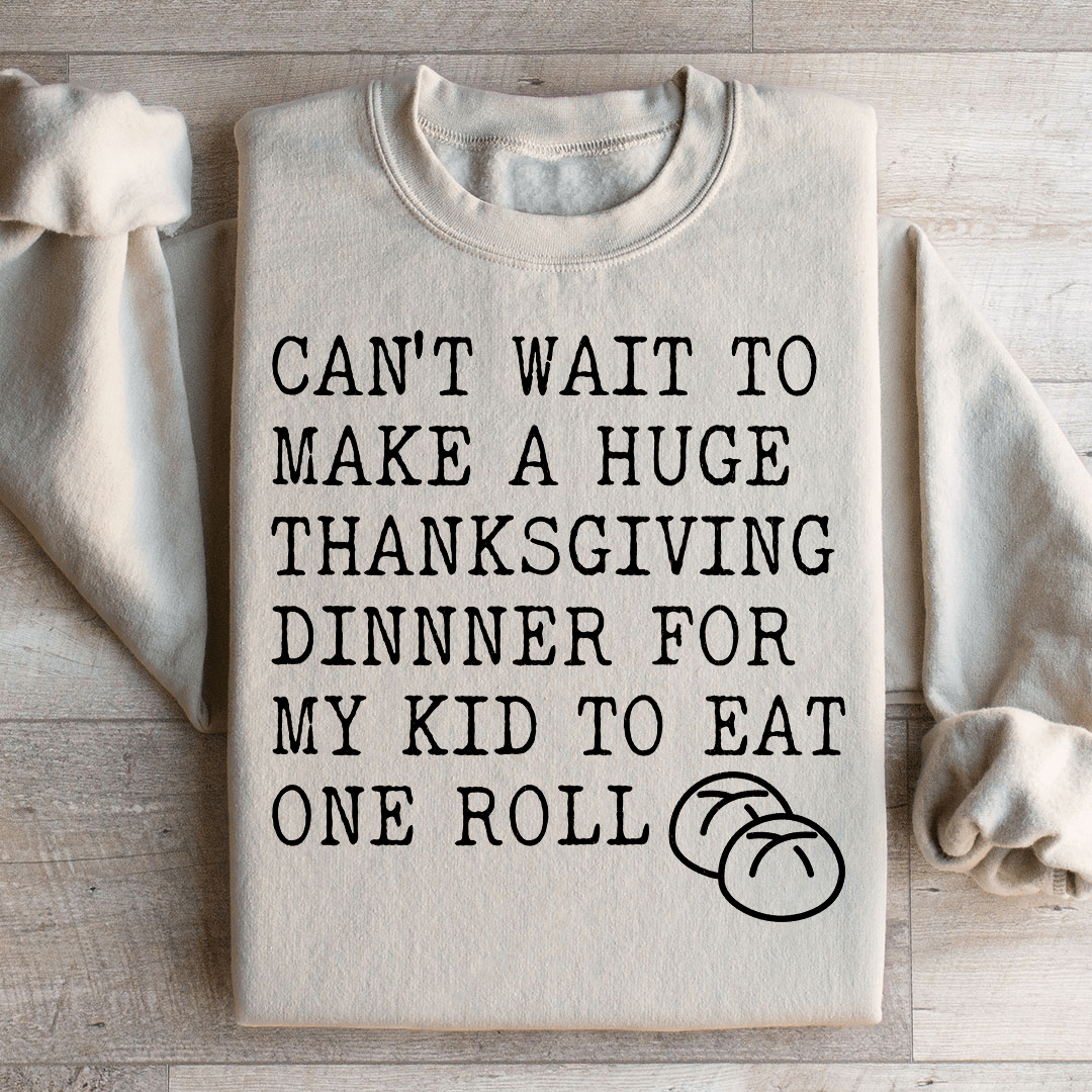 Huge Thanksgiving Dinner Sweatshirt