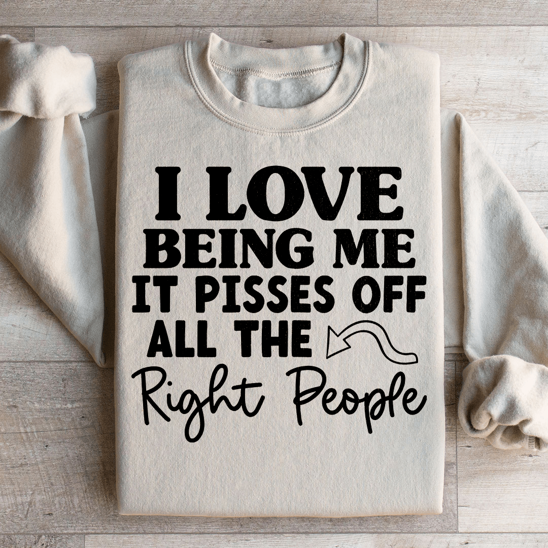 I Love Being Me Sweatshirt