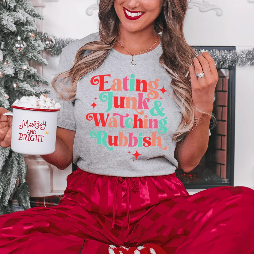 I'm Eating Junk & Watching Rubbish Tee