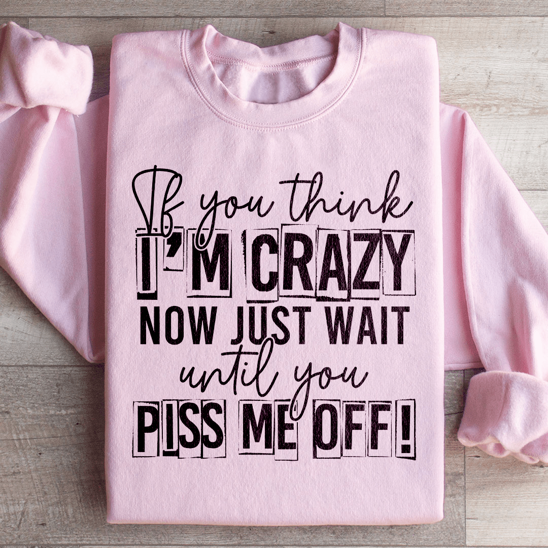 If You Think I Am Crazy Sweatshirt