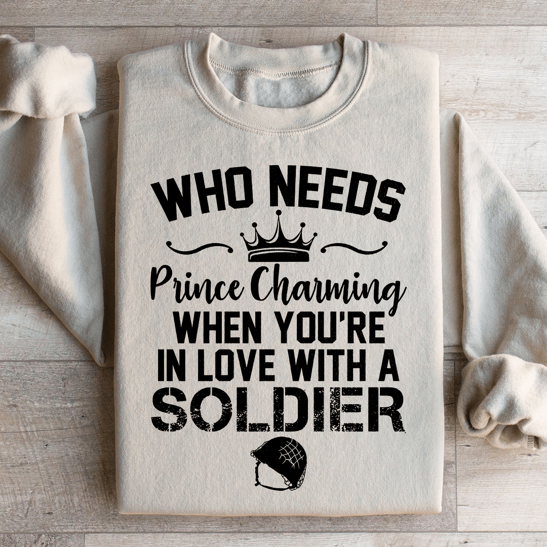In Love With A Soldier Sweatshirt