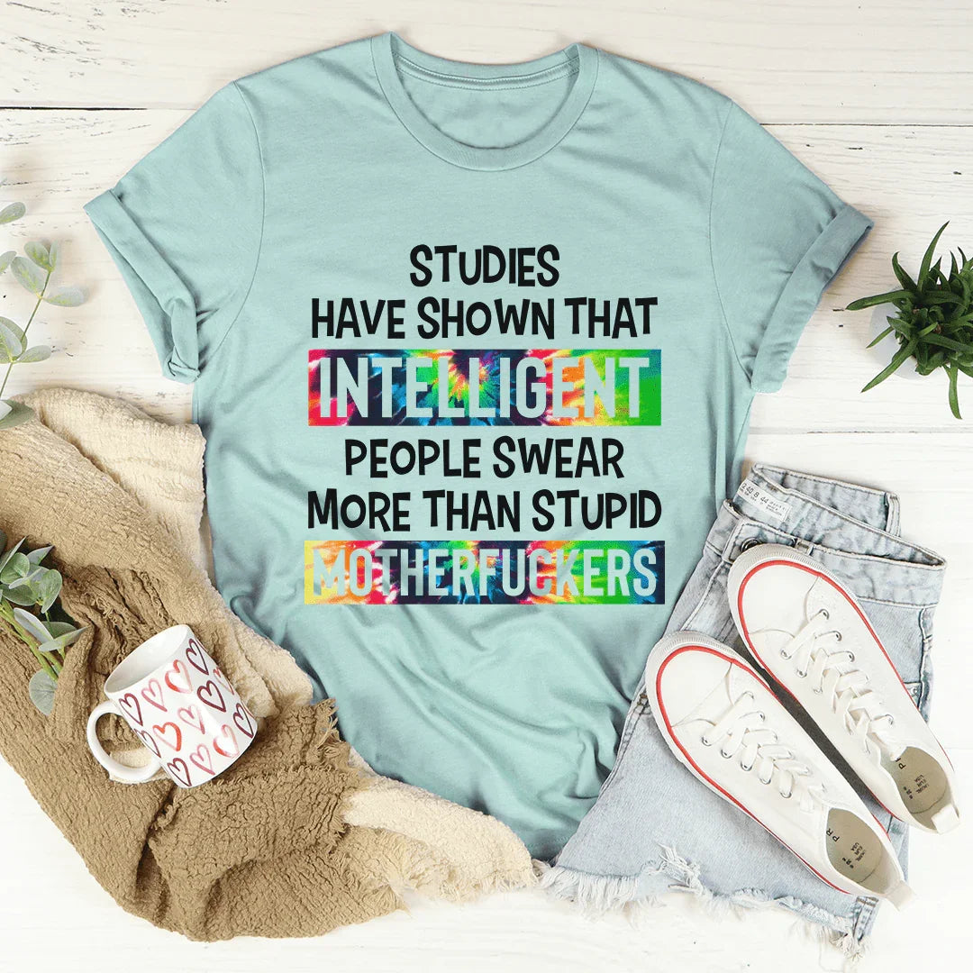 Intelligent People Swear Tee