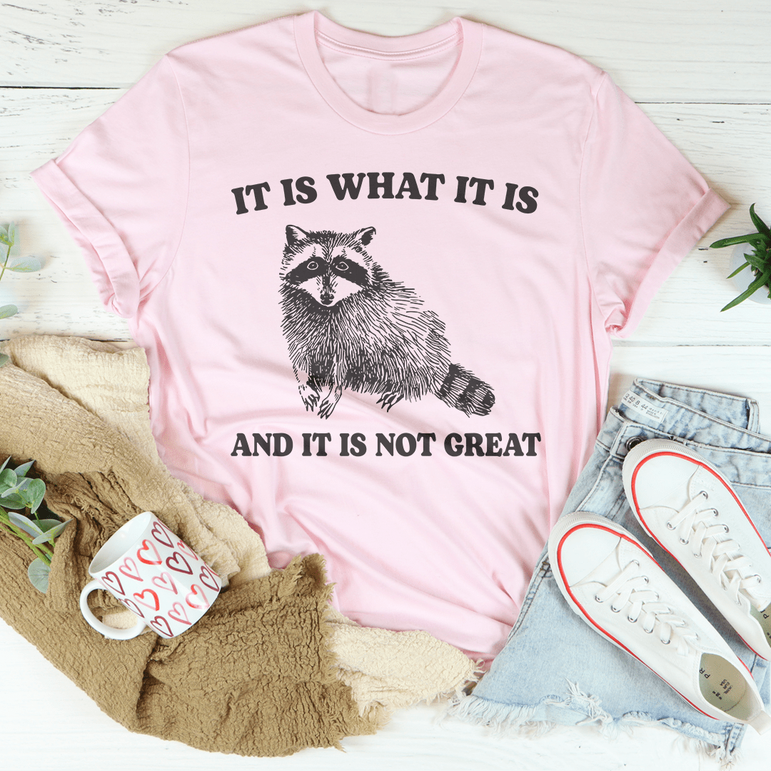 It Is What It Is And It Is Not Great Tee