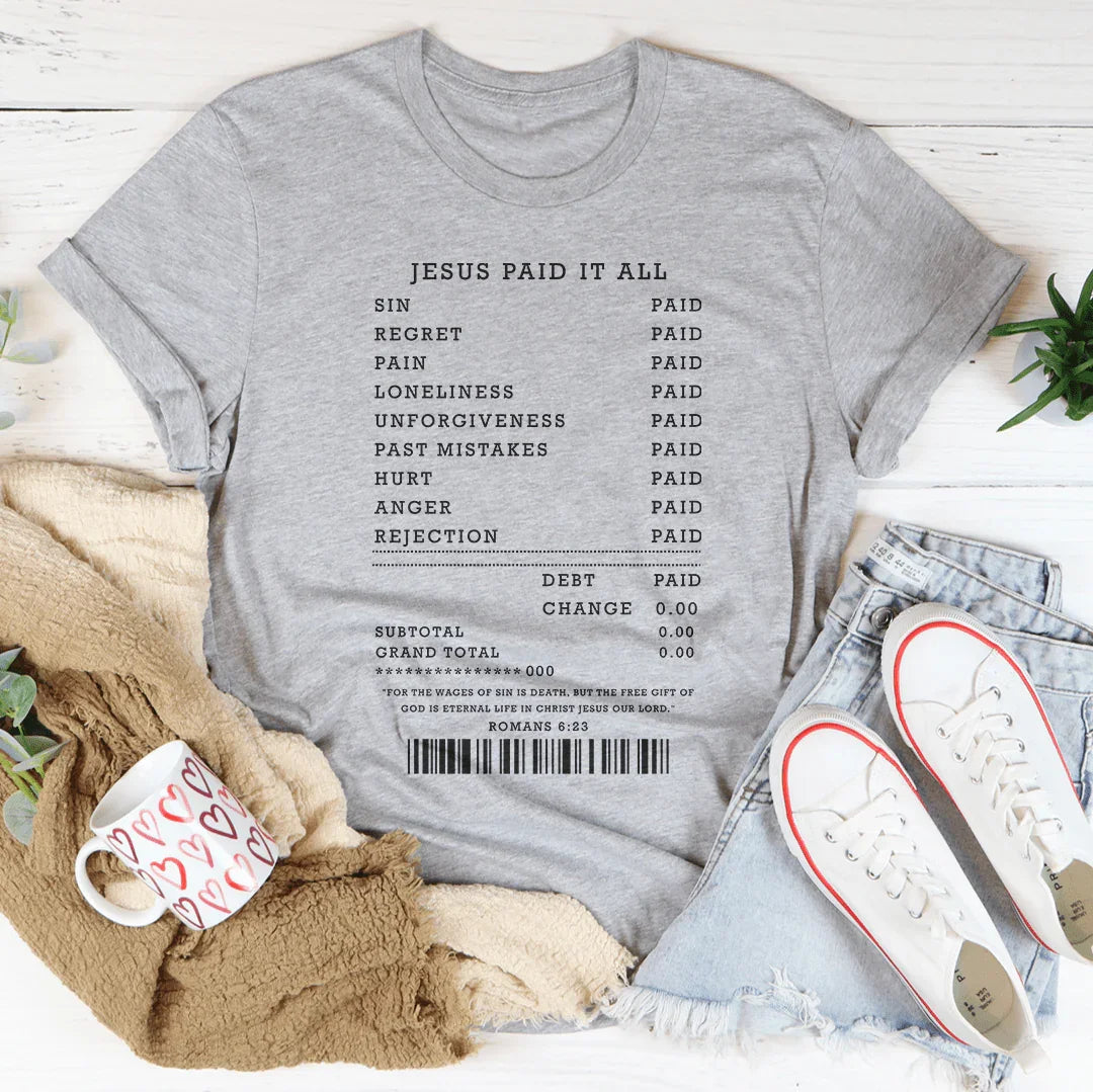 Jesus Paid It All Tee