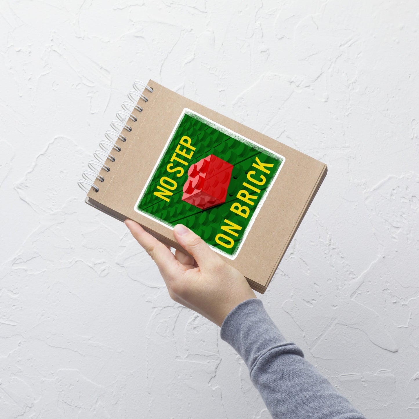 No Step on Brick Bubble-free stickers