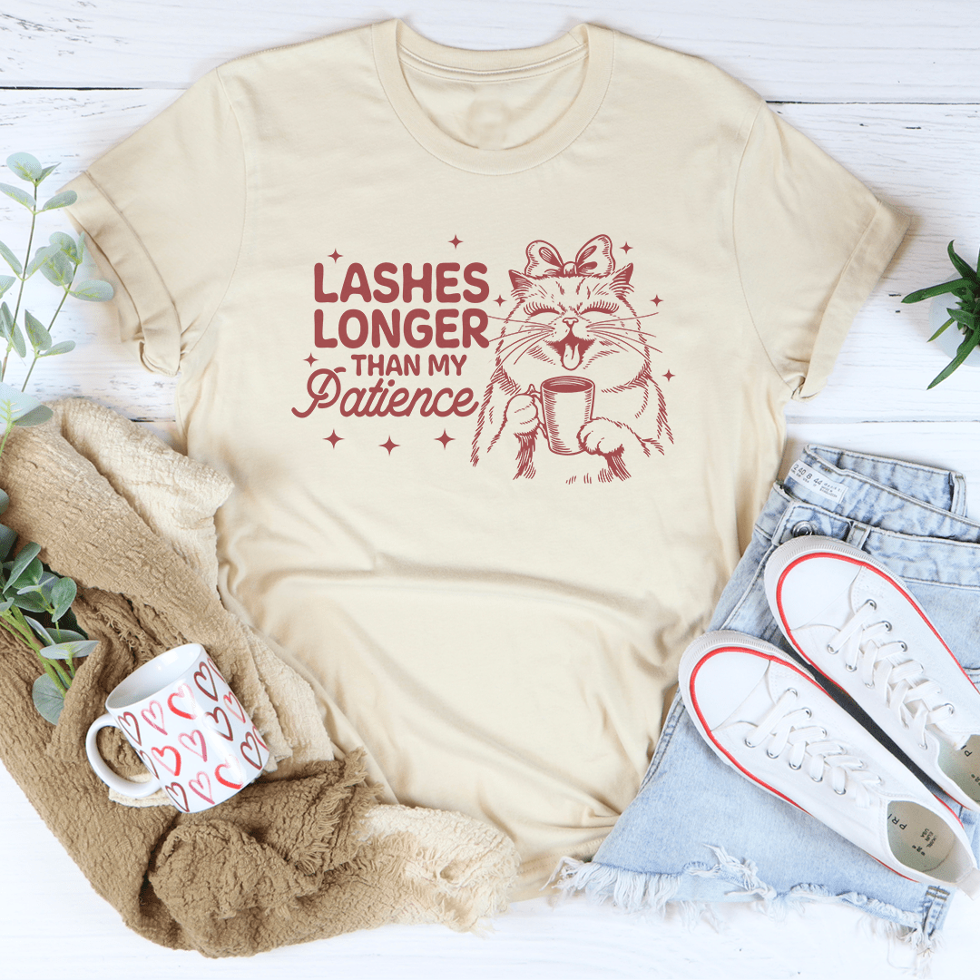 Lashes Longer Than My Patience Tee