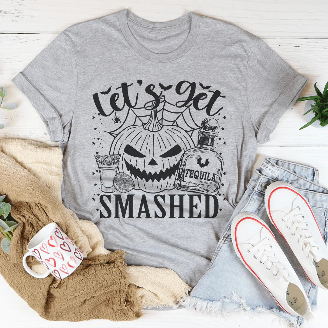 Let's Get Smashed Pumpkin Tee