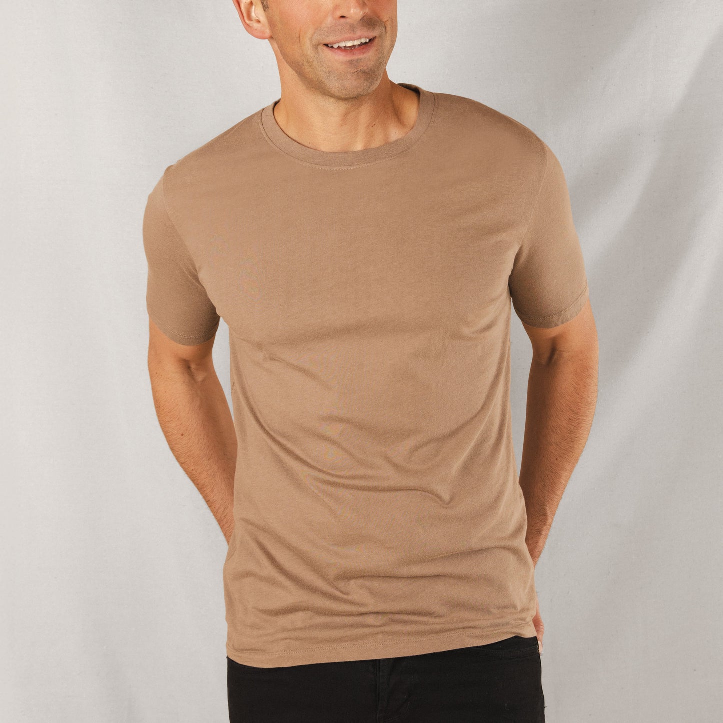 The Everyman™ Tee - Light Brown | Mens T-Shirt ft. Super Stupid-Soft™ Fabric Super Stupid-Soft™ Men’s Tee