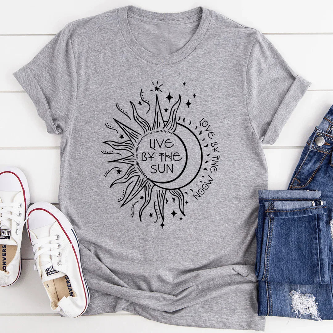 Live By The Sun Love By The Moon Tee