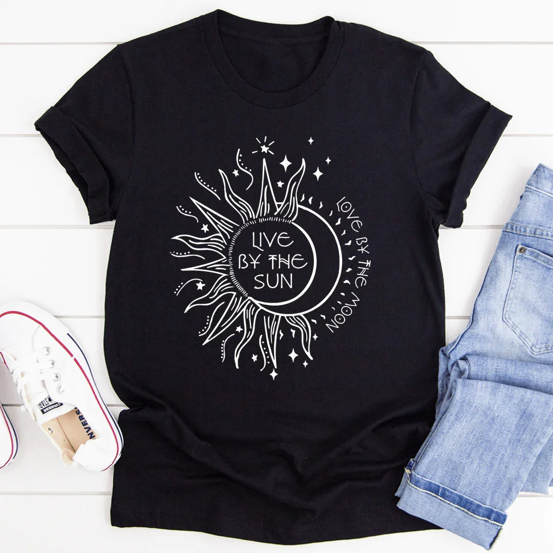 Live By The Sun Love By The Moon Tee