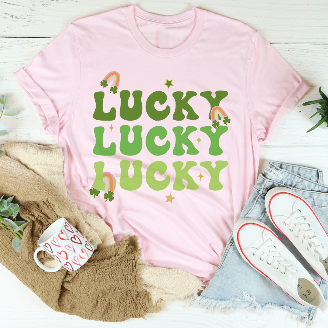 Lucky Retro Rainbow Tee