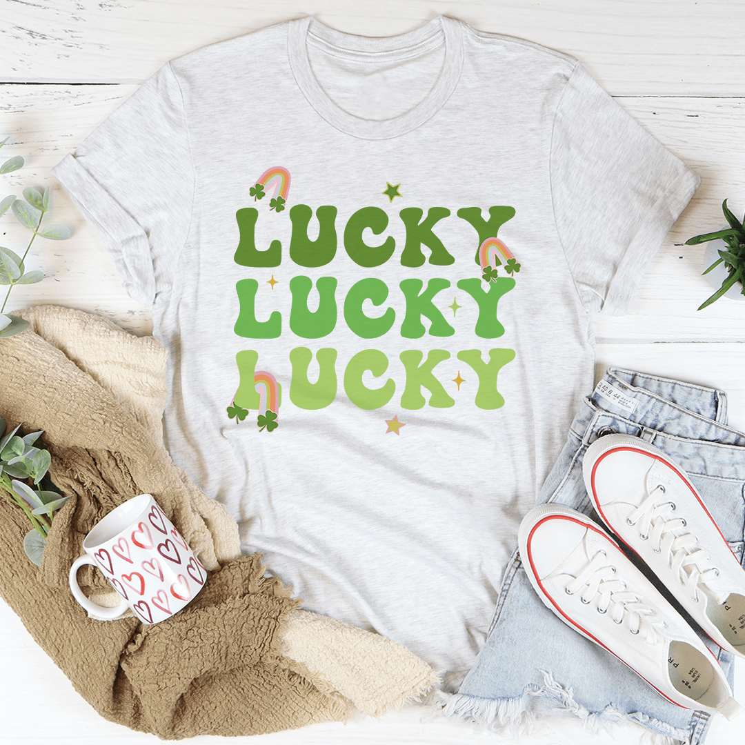 Lucky Retro Rainbow Tee