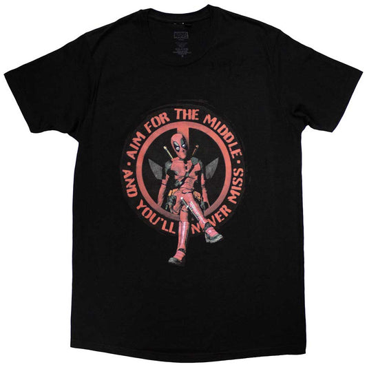 Marvel Comics Deadpool Aim Middle [T-Shirt]
