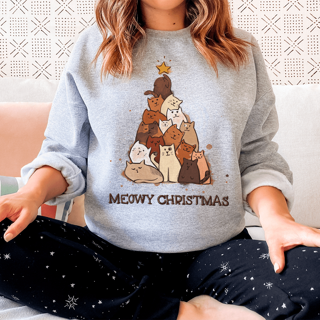 Meowy Christmas Sweatshirt