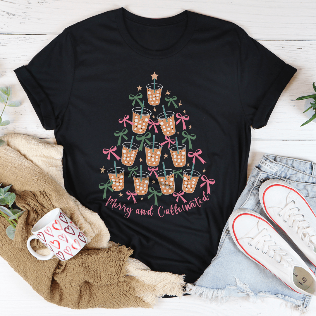 Merry And Coffeinated Tee