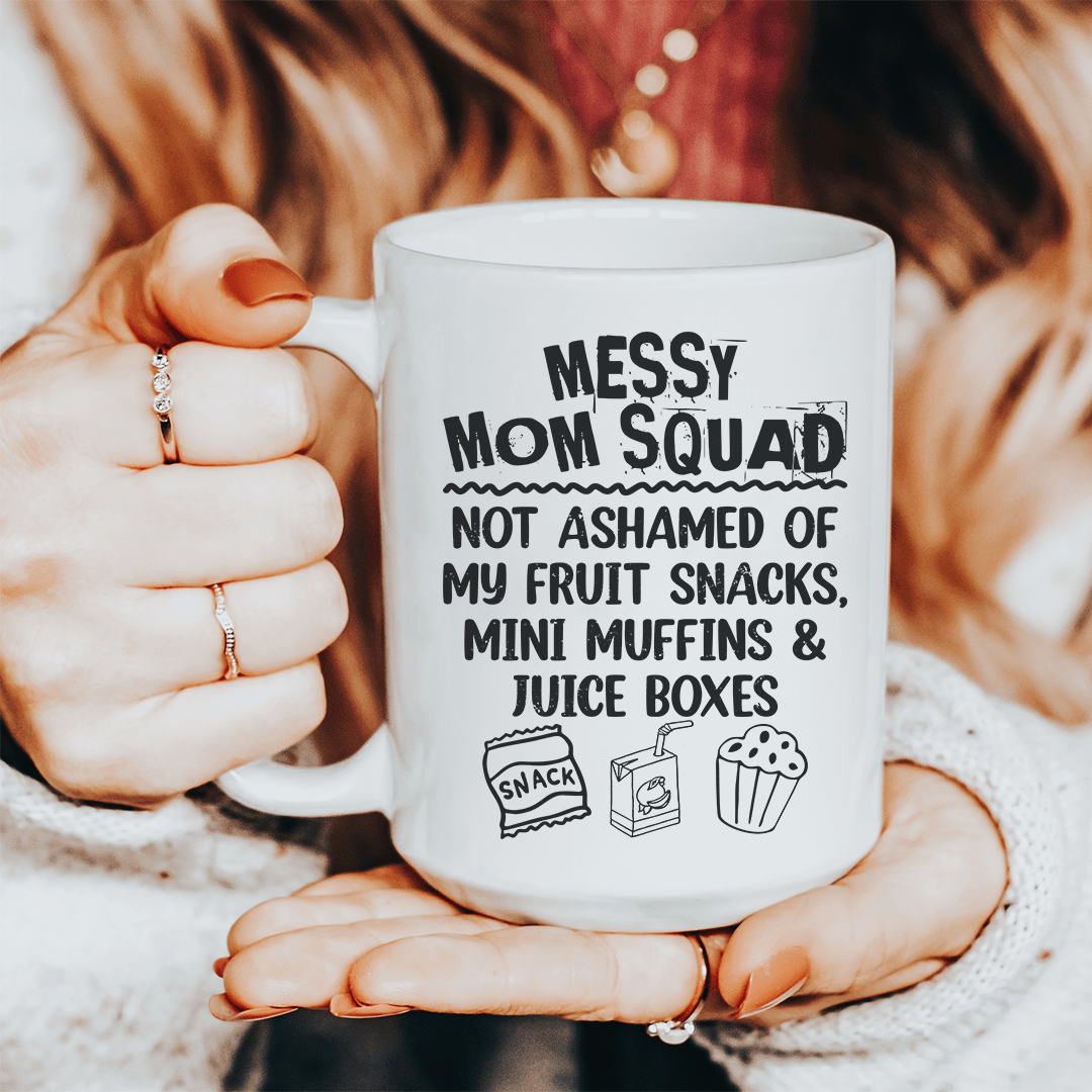 Messy Mom Squad Ceramic Mug 15 oz