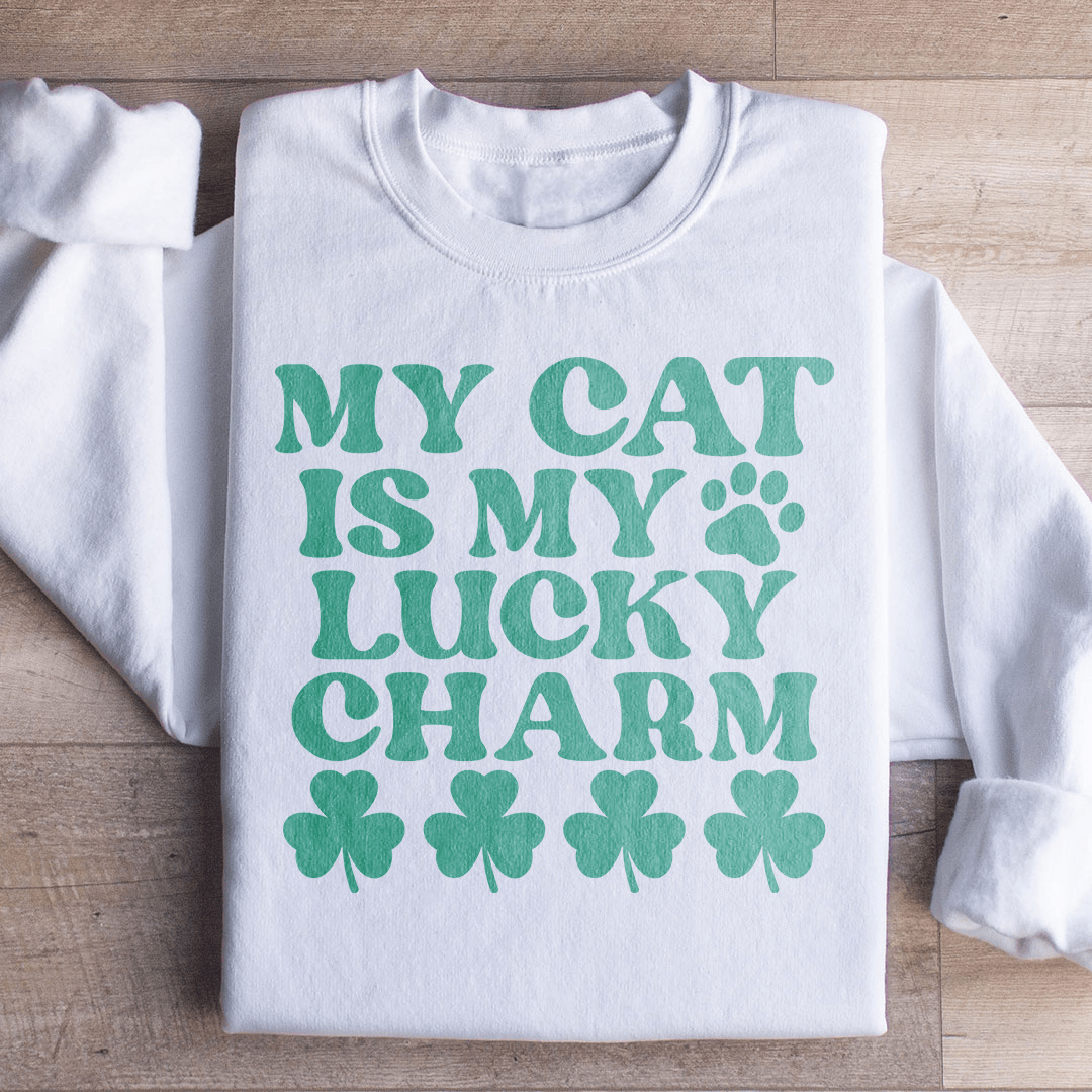 My Cat Is My Lucky Charm Sweatshirt