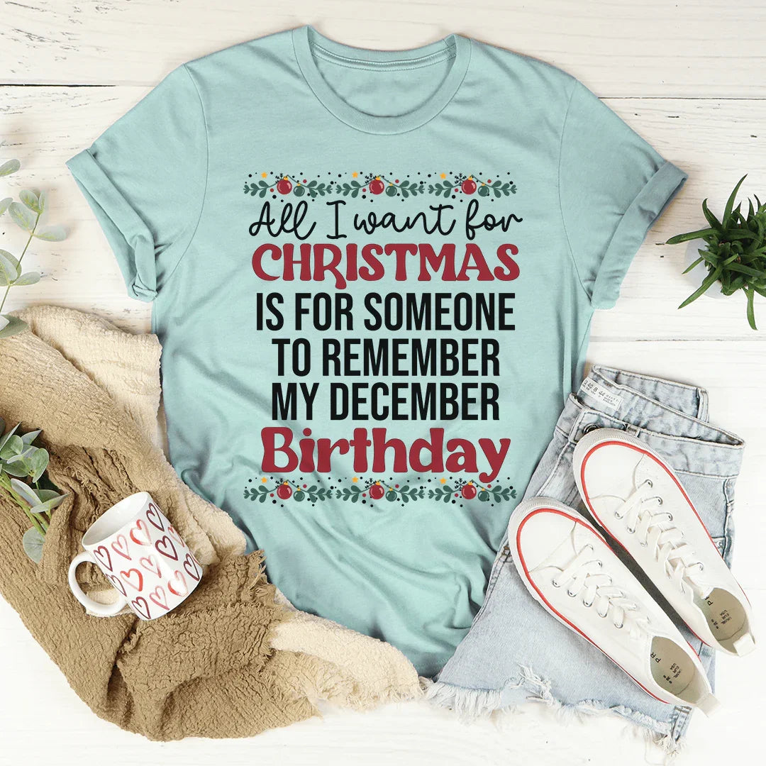 My December Birthday Tee