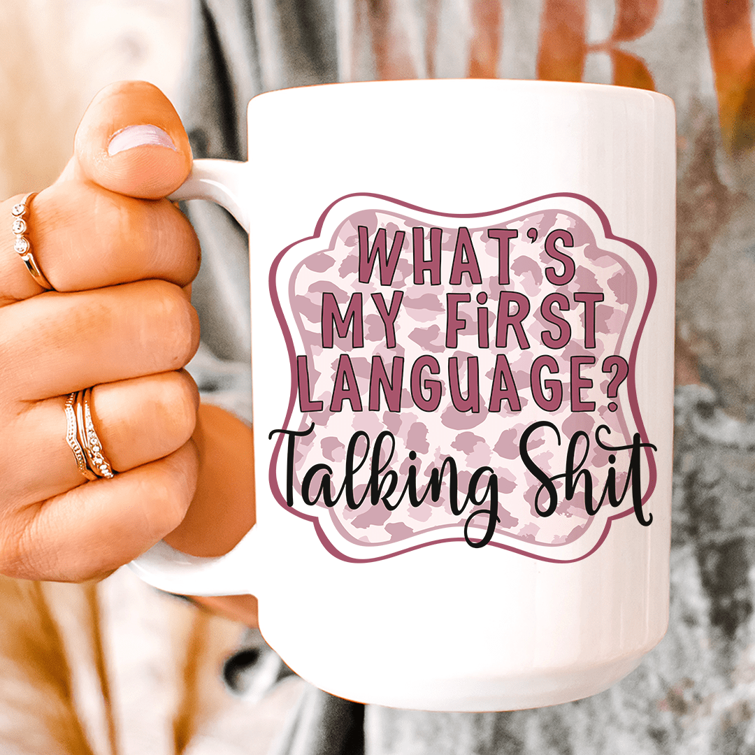 My First Language Ceramic Mug 15 oz