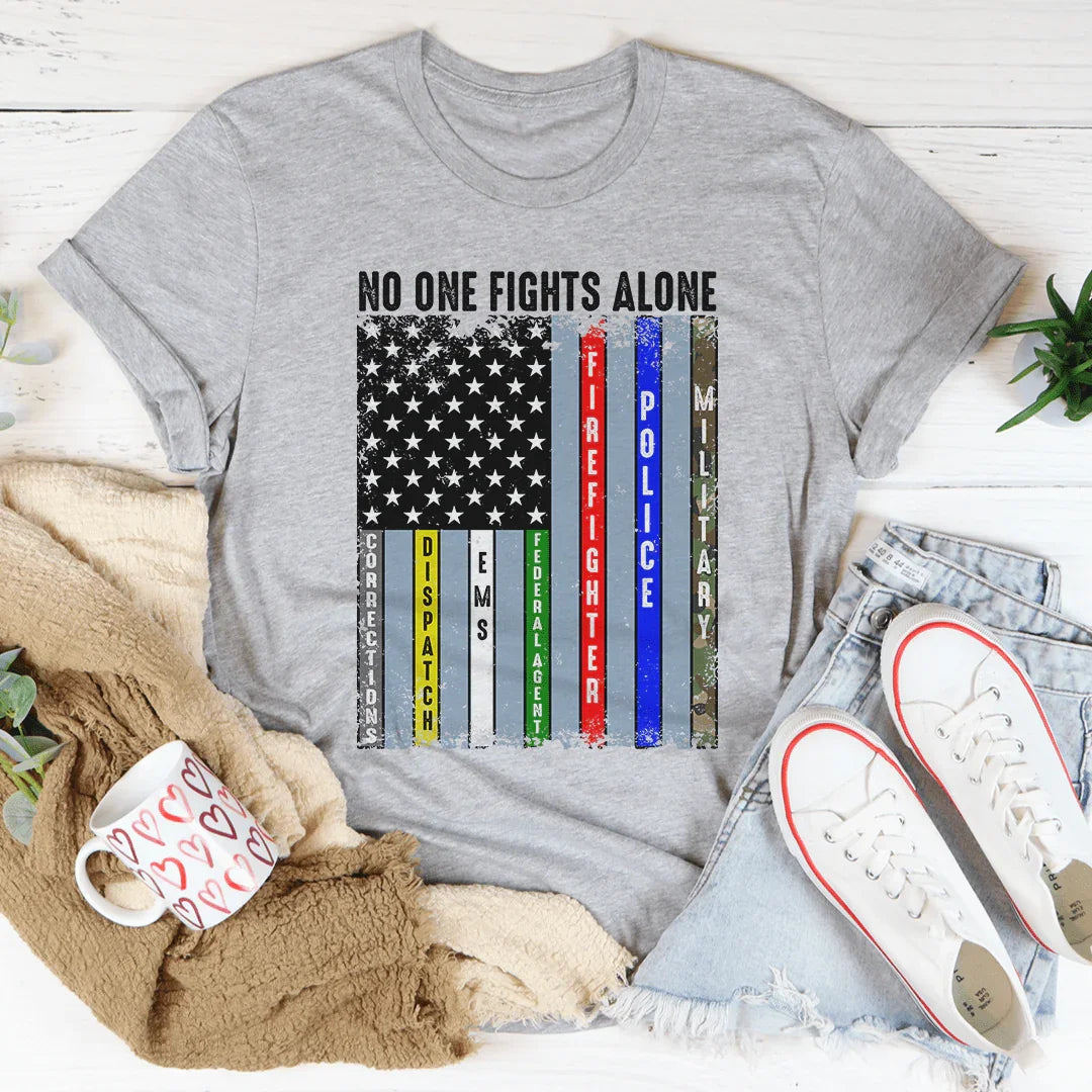 No One Fights Alone Tee