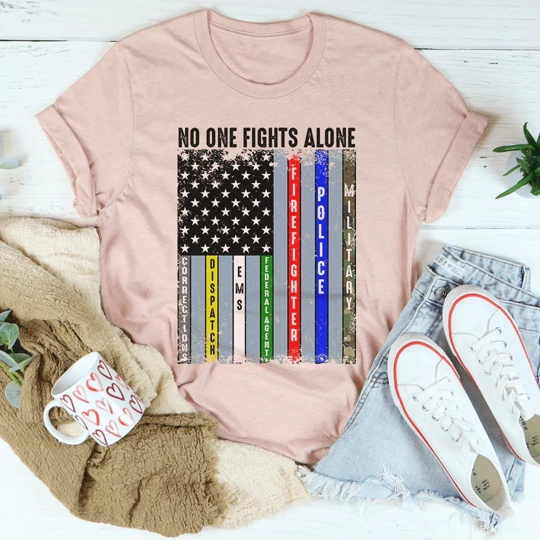 No One Fights Alone Tee