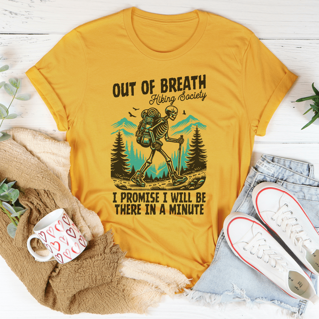 Out Of Breath Hiking Society Tee