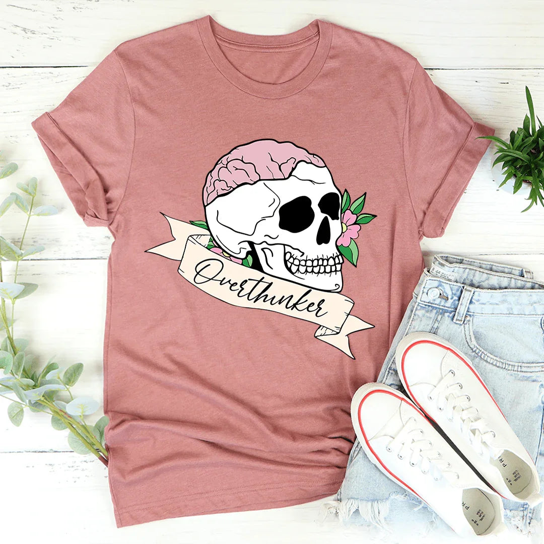 Overthinker Skull Tee