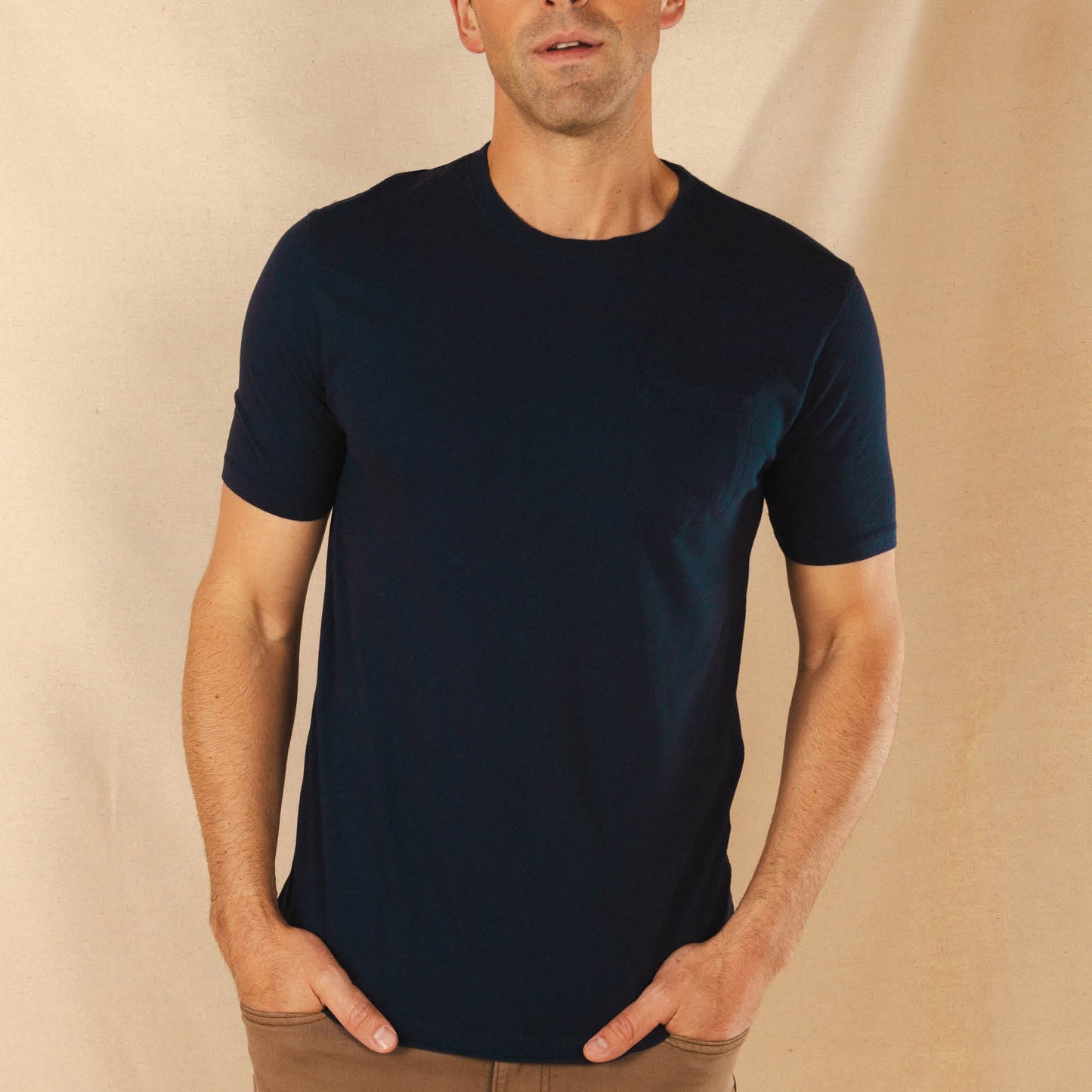 The Everyman™ Pocket Tee - Deep Navy | T Shirt With Pocket ft. Super Stupid-Soft™ Fabric