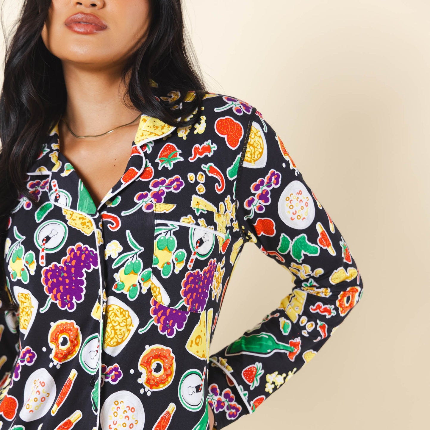 The Charcuterie | Charcuterie SleepDeep™ Long Sleeve Pajama Dress