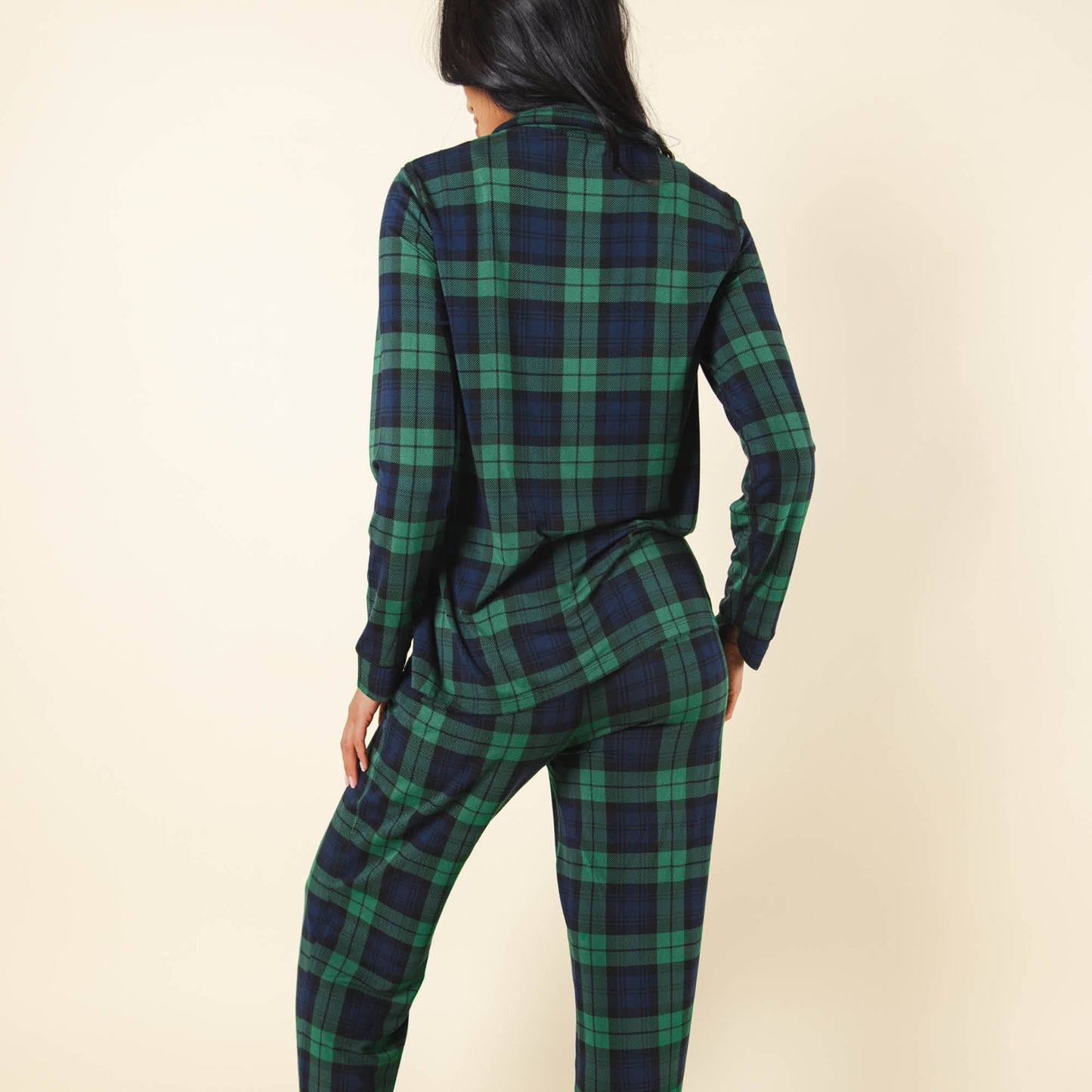 The Black Watch | Tartan Plaid SleepDeep™ Women’s Long Sleeve Pajama Set